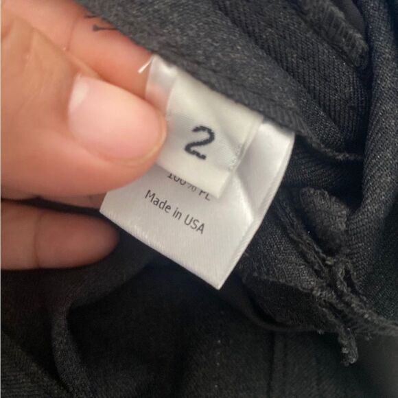 La Ligne Charcoal Dress Pants sz 2 - Picture 6 of 7